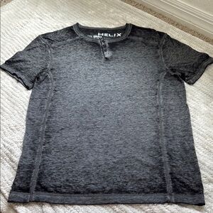 Helix Gray Short Sleeve Tee Classic Design